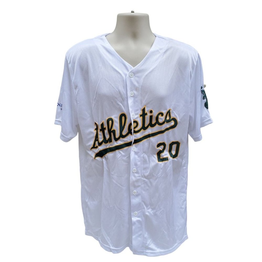 Oakland Athletics A's 20 Street Jersey Cache Creek Stomper Elephant New XL M8